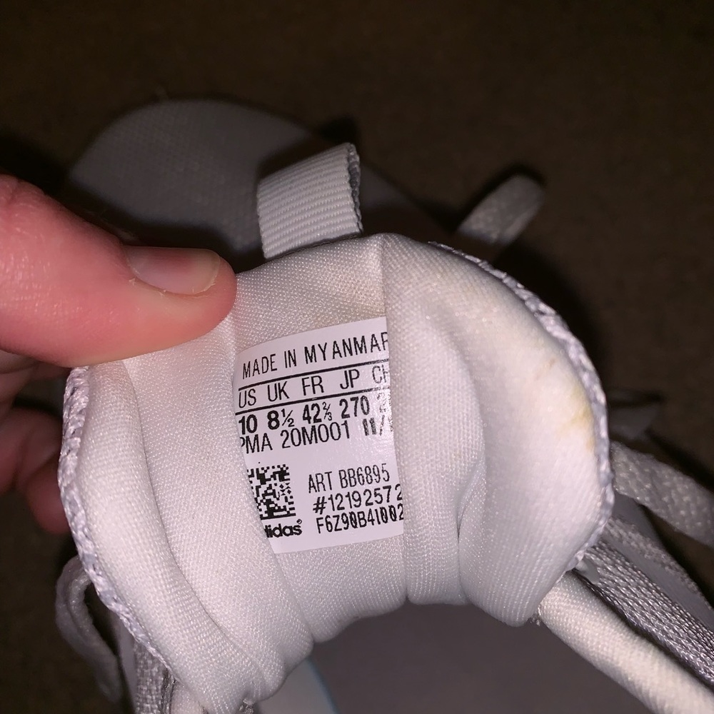 Adidas White CloudFoam Sneakers - Picture 5 of 6